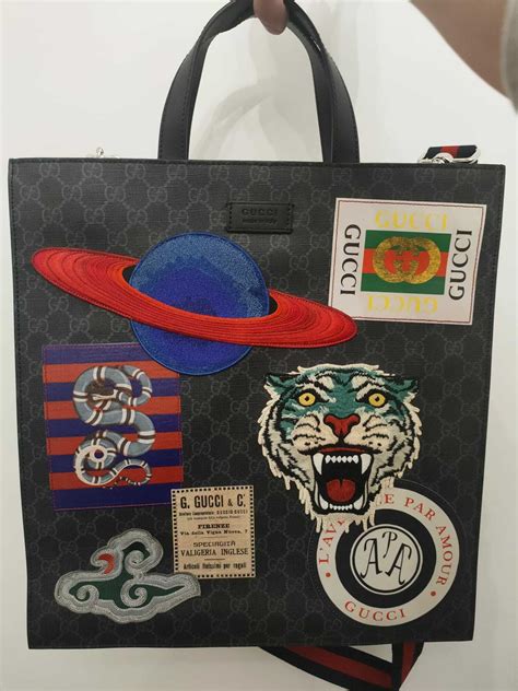 gucci tote tiger|gucci pouch bag tiger.